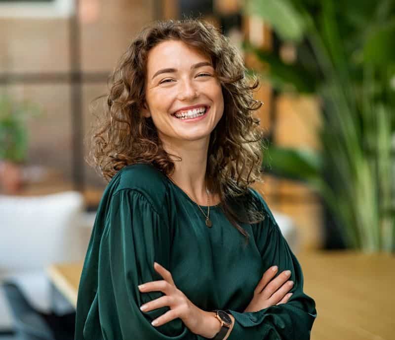 Happy woman