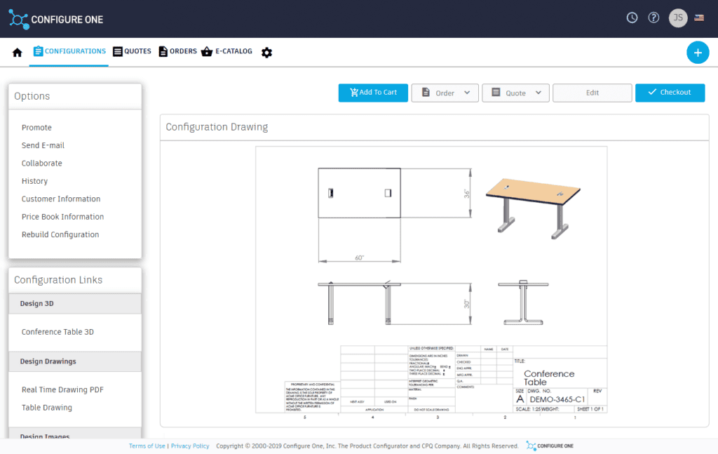 product configurator CAD solution