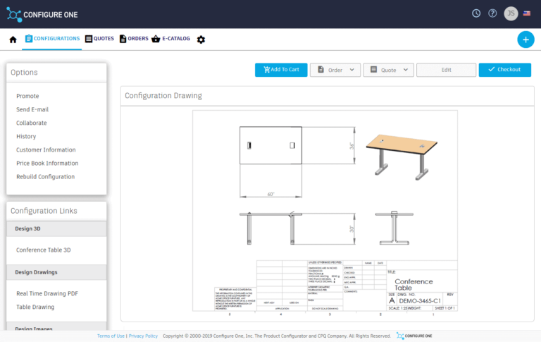 product configurator CAD solution
