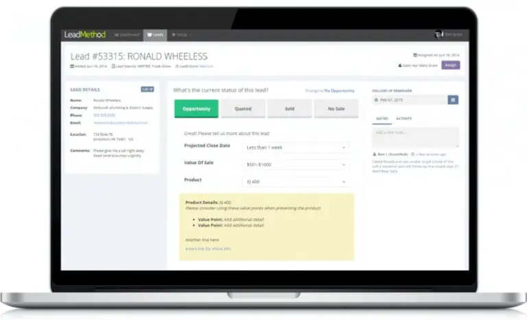 feedback screenshot