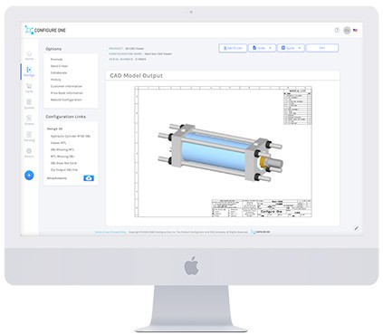 CAD on computer screen