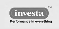The image displays a logo with the word investa inside a rounded rectangle, accompanied by the phrase Performance in everything, symbolizing efficiency akin to the precision of a pump selection portal.